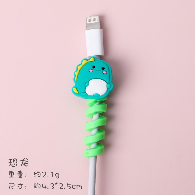 1Pcs Bear Cable for USB Protectors Organizer Cartoon Animal Charging Data Cord AVE