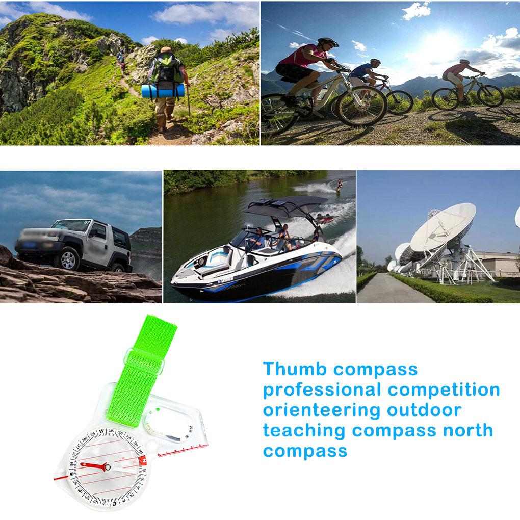 Hand Navigation Tool Waterproof Competition Orienteering Teaching Learning Map Scale Pointing Guide for Mountaineering