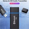 Bluetooth-Sender 5.0 + EDR-Audioadapter für TV-PC-Kopfhörer 3,5-mm-Buchse AUX USB-Stereo-Musik-Wireless-Adapter Plug & Play