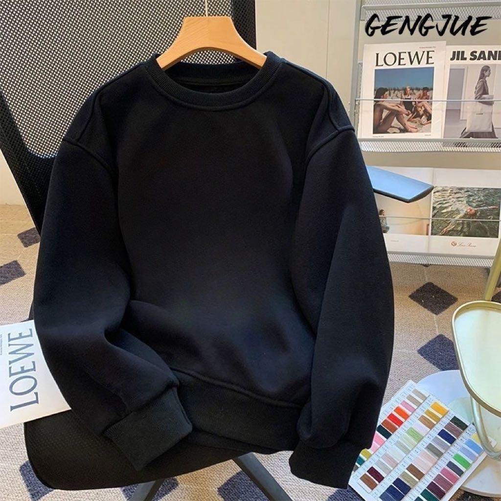 Autumn/Winter 2025 High-End Trendy Unisex Versatile Design Fleece Sweatshirt