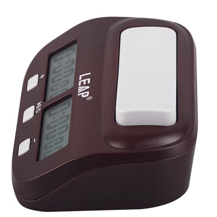 Tianfu 9907S Zegar szachowy na zawody Xiangqi - Czarny zegar odmierzający czas z funkcjami do przodu i do tyłu