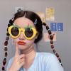 Ochelari de soare drăguți cu căpșuni Ochelari noutate în formă de fructe pentru picnicuri Adunări Decoratiuni foto Festivalul de desene animate Ochelari pentru petreceri