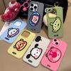 For Apple 15/14 Phone Cases for IPhone 16 ProMax Strawberry Bear 13/12 Xiaoxin 11 Pacha Dog