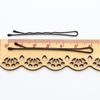 Black Steel Wire Hair ClipsHair Accessories Flow-painted One-piece Clips Small Hair Clips for Girls' Broken Hair