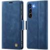 For Samsung Galaxy S23+ Case AUTSPACE A11 RFID Blocking Retro Leather Cell Phone Wallet Cover
