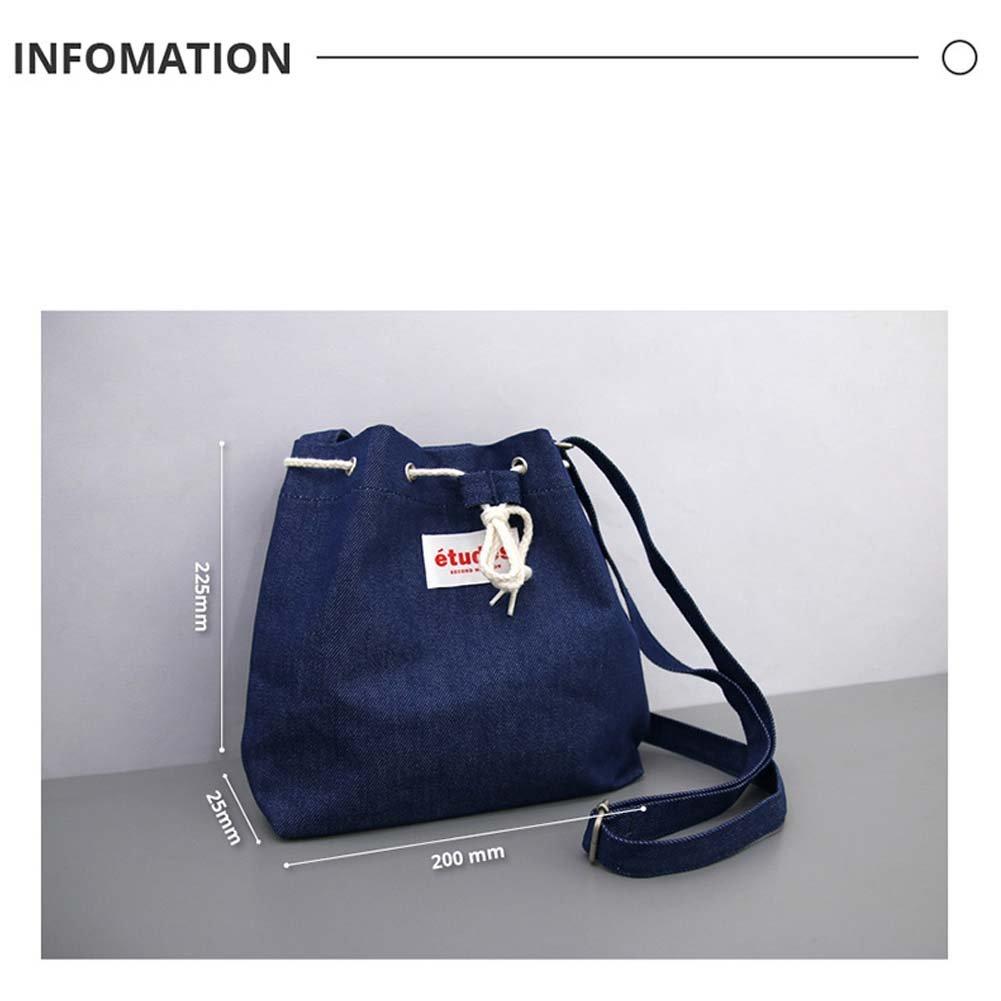 [SECOND MANSION] Ketudes Bucket Bag, Casual Shoulder Bag (Second Mansion) (DENIM BLUE)
