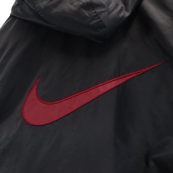 NIKE 90s 00s Old White Tag Buckswash logo Batting coat L black White tag Kid's Used