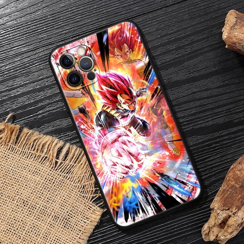Dragons Balls Goku God Vegeta Anime Funda For iphone 17 Case For iPhone 16 15 11 12 13 Mini 17 Pro Max 16 Plus 17E 16E Air Cover