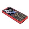4G Seniors Phone 2.6 Inch Super Slim Large Capacity Battery Double Flashlight Big Buttons Cell Phone Red