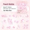 Dream Bubble Island PET Stickers: Colorful Bubble Painting for Journals & DIY Collages