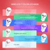 Rechargeable LED Face Neck Mask 7 Colors LED Photon Beauty Mask Machine Facial Lifting Skin Care Tool