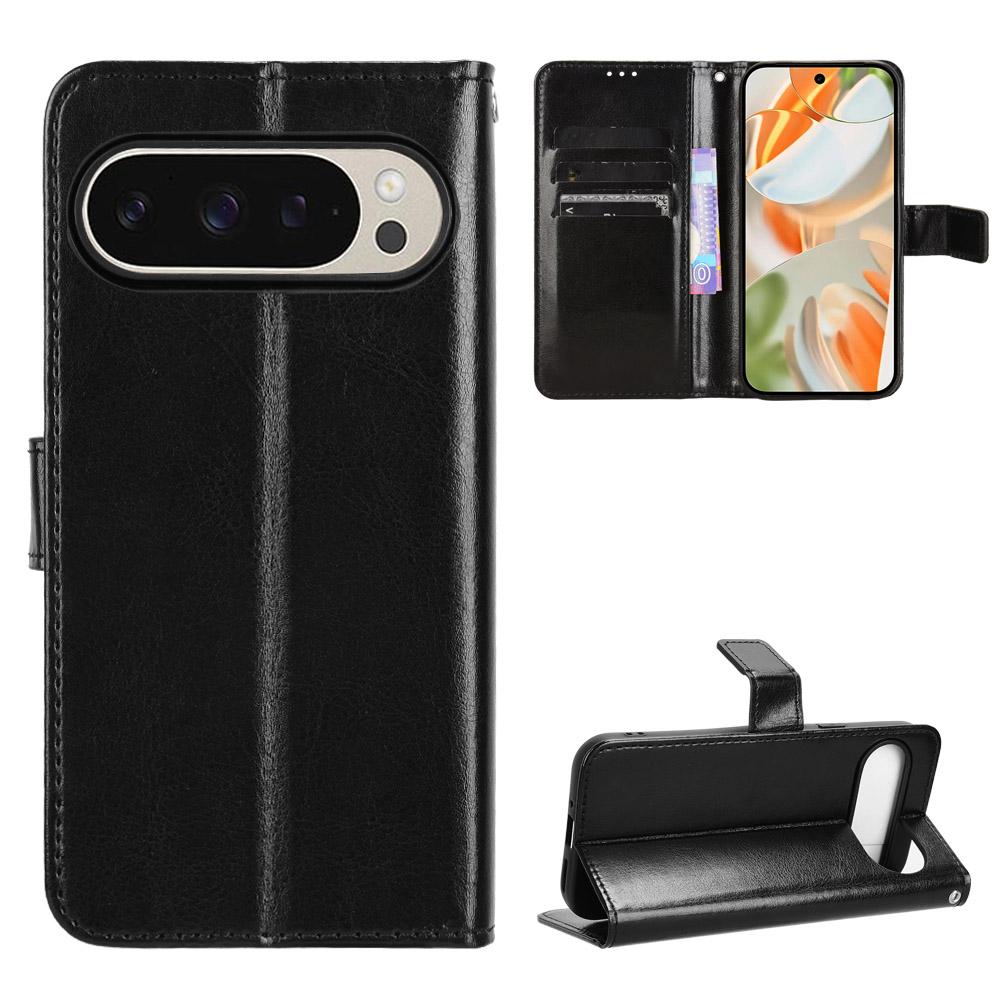 For Google Pixel 10 Pro XL Wallet Case with Kickstand & Card Slots – Shockproof, Dustproof, Business Heavy Duty Flip Leather Cover