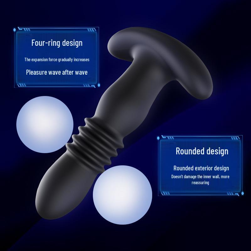 Telescopic Prostate Massager: Male Anal Plug for G-Spot Stimulation & Outdoor Use