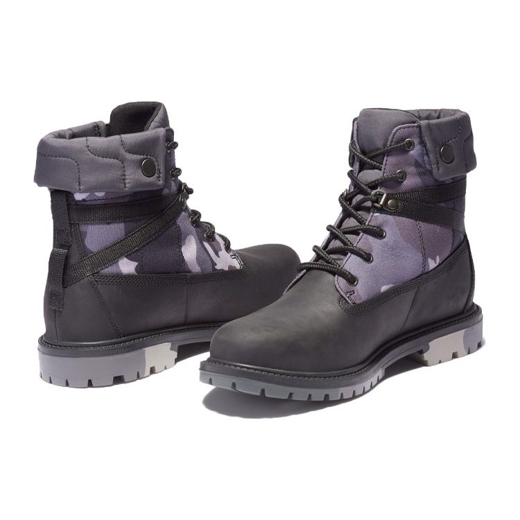 Timberland Stivale Impermeabile Heritage EK+ 6 Pollici Camouflage Grigio Uomo A2J3M