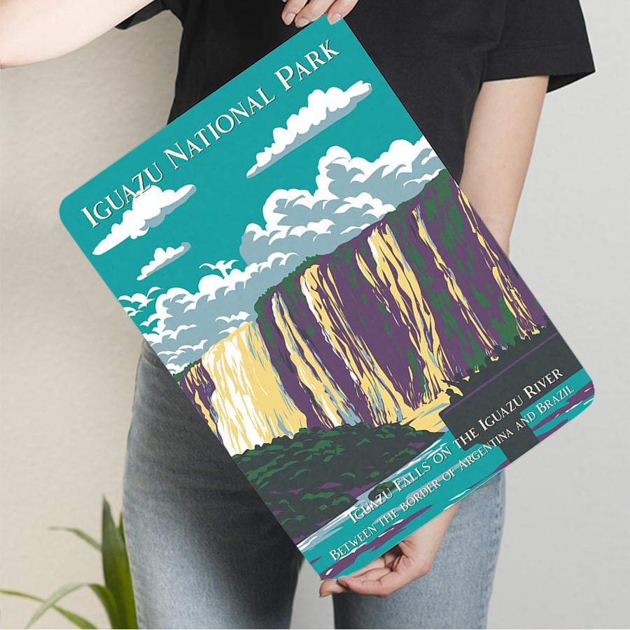 Iguazu National Park Iron Painting Iguazu Falls Border Decor Argentina Brazil River Wall Art Home Decoration