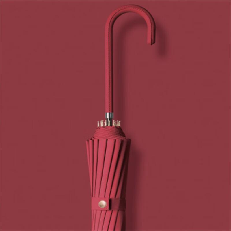 16-Rib Long Handle Windproof Umbrella