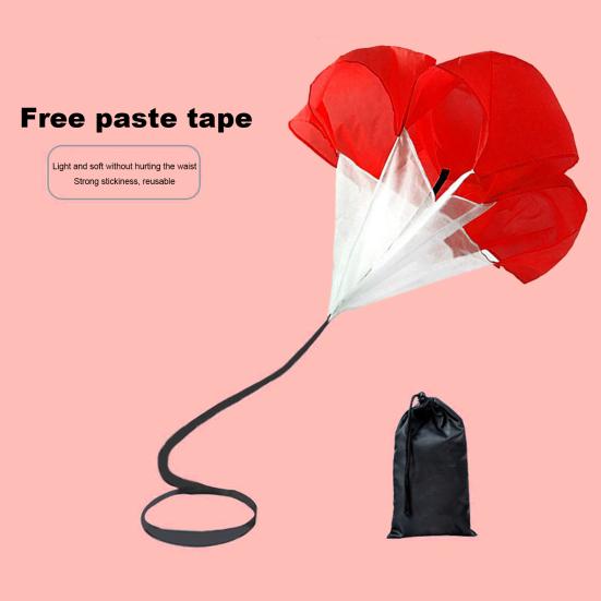 Resistance Parachute Adjustable Waistband Wear-resistant Good Tenacity Reusable Portable Running Speed Training Training Fitness Drag Parachute
