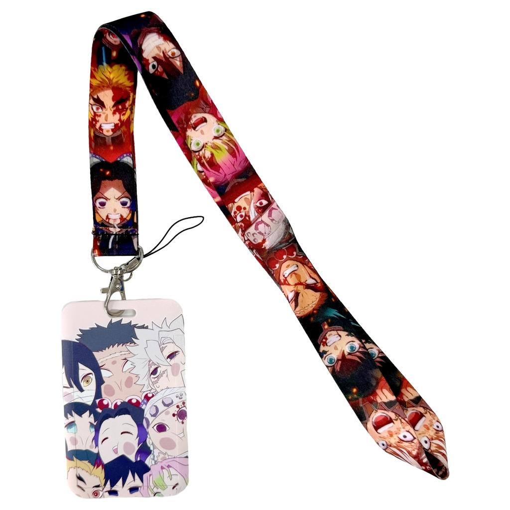 Lanyard Anime Portatessere Portachiavi Lanyard da Collo Per Pass Card Porta Carte di Credito Cinghie Accessori Ciondoli per Cellulare