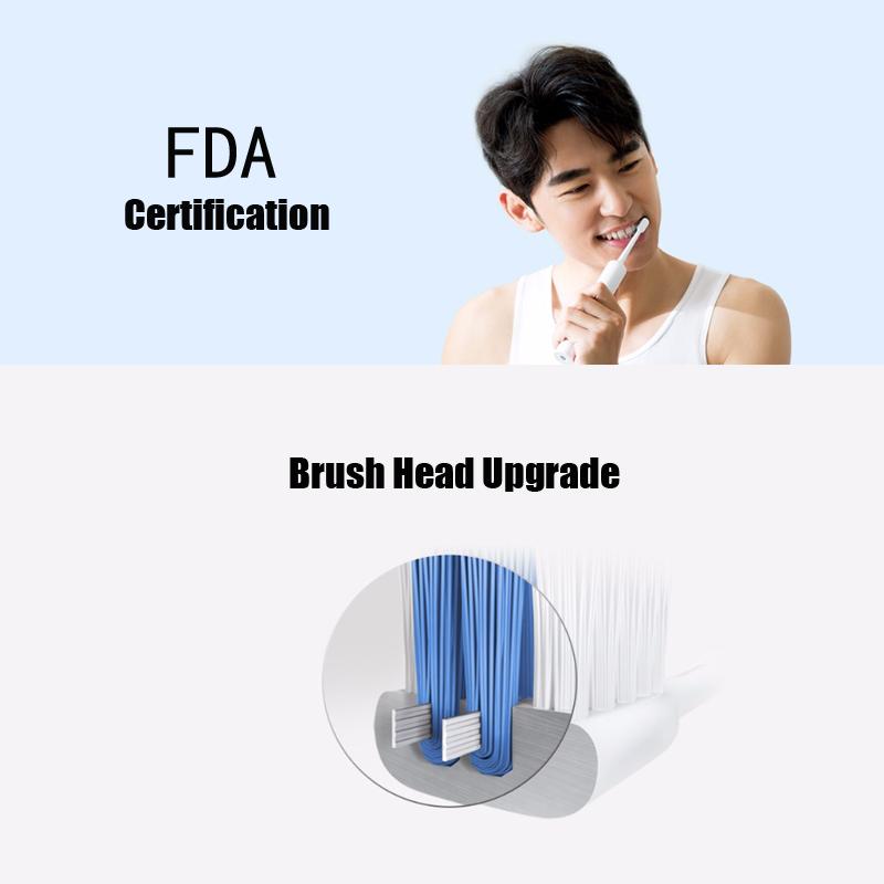 4PCS/set BEI Clean Suitable for C1 S7 Oral Care Toothbrush Head