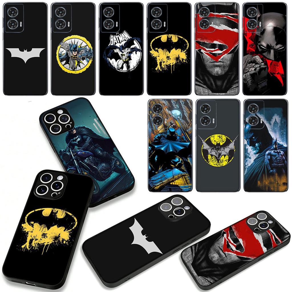 Funda de Teléfono para Apple iPhone 15 16 Plus 13 12 Pro Max X XR 6 + ProMax 16E Funda Murciélago DC Movie Murciélago Hombre Cubierta