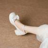 Chunky Heel  Mary Jane Shoes Spring and Autumn New Pumps Bow Retro High-heeled Shoes for Women Fashion Loafers