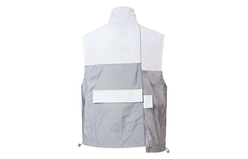 Converse FLAREUP Vests Men's Light Gray Stand Collar Moderate Other 10020823