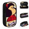 Cute Mafalda Flowers Pencil Case Kawaii Amine Pencil Pouch Pen Box Kids Big Capacity Bag School Supplies Gifts Stationery