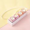 Cartoon Fidget Clicker Keychain Animals Fingertip Button Keyring Sensory Clicker Toys  Student Gift