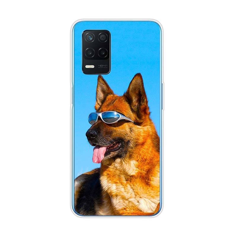 German Shepherds Dogs For Realme 8 8i V3 V5 GT Neo Flash Edition Explorer Master Neo2 Narzo 30 50i 50A C21Y Phone Case
