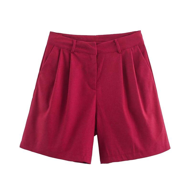 

Araltay New Arrival Fashion Style Women s Clothing Fashion Casual Style Linen Blend Double Breasted Tops Shorts 8026709 Shorts L