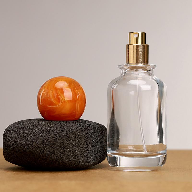 Color Spherical Resin Cover 15Mm Caliber Delicate Perfume Bottle Round Ball Cap Suitable For 17.2Mm Nozzle Bayonet Bottle Use
