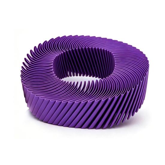 3D Printed Spiral Loop Fidget Toy, Stress Relief Retractable Ring Toy, Flexible Stretchy Loop Desk Toy for Anxiety Reduction, Focus Aid фиолетовый
