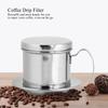 Portable Stainless Steel Coffee Drip Filter Coffee Maker Pot for Home Kitchen Office Outdoor