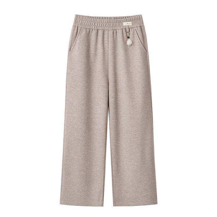 Spring 2026 Stylish Wide-Leg Pants for Middle-Aged & Elderly Women: Casual, Straight-Leg Design