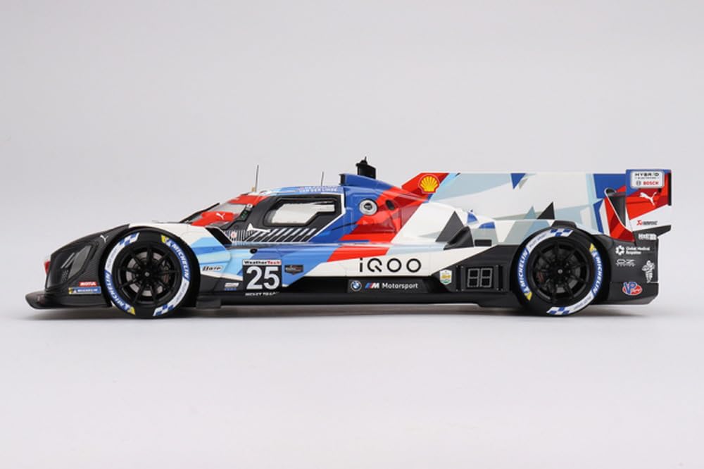 TOP SPEED 1/18 Scale BMW M Hybrid V8 GTP IMSA Daytona 24 Hours 2023 #25 BMW M Team Finished Model