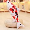 Peluche Koi Poisson en Peluche Doux Poupée Poisson Douce Oreiller Koi Doux Coussin Poisson Rouge Pour Chat Enfants Cadeau Jouet