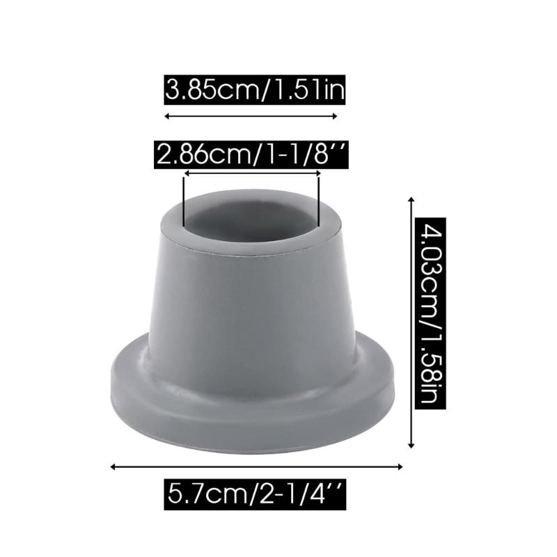 Rutschfeste Gummifüße für Duschhocker 8 Stück/Set Kappen für verbesserte Sicherheit