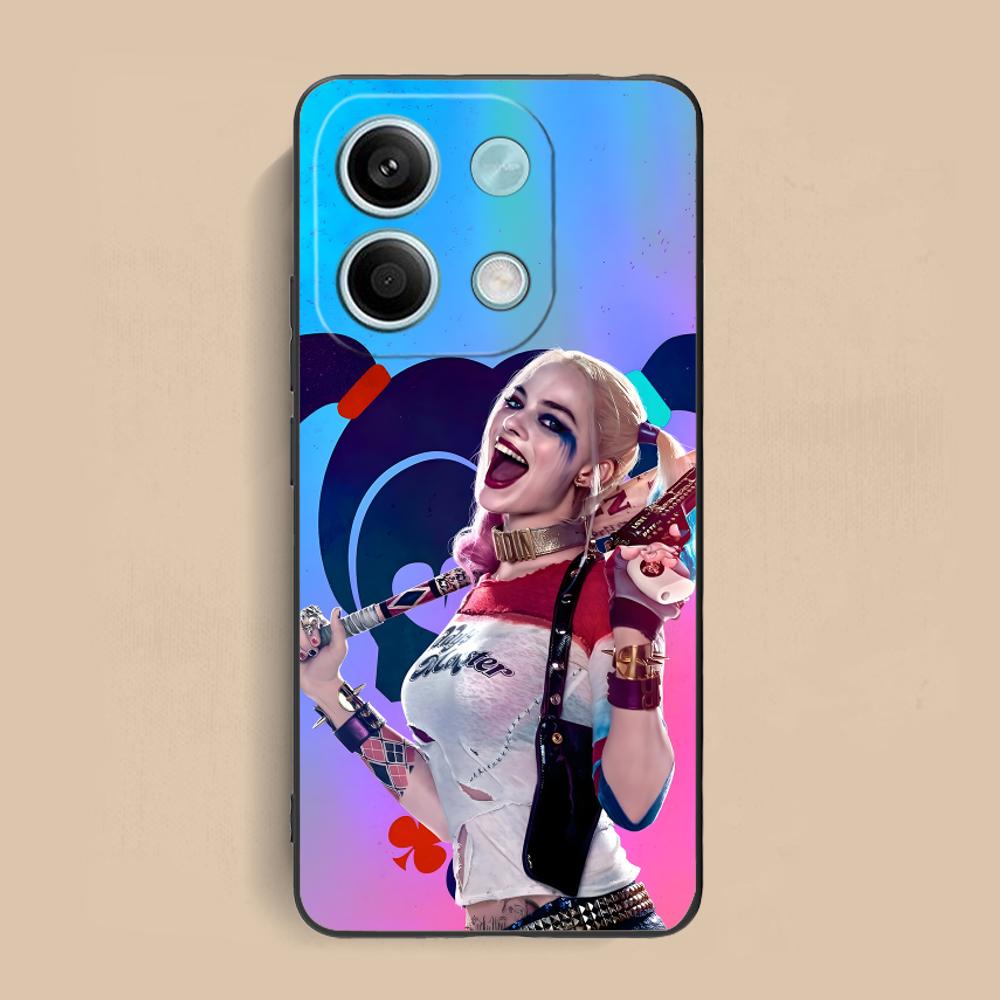 Phone Case for Xiaomi Redmi Note 14 13 12 11 A5 3 2 1 Pro Plus 4G 5G Colour Printing Cover Cellphones Pretty Joker Girl Monster