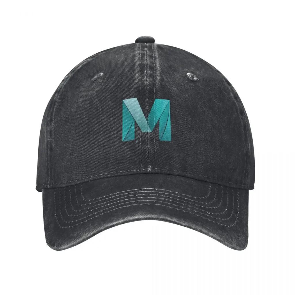 Autodesk Mayaaa Baseball Cap black Unisexs big size hat Unique hats summer hat Womens Beach Visor Unisexs