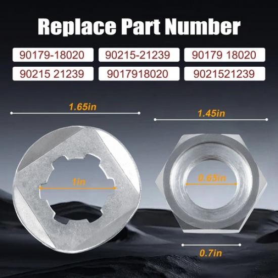 Front Sprocket Lock Nut & Washer for Yamaha Banshee 350 YFZ350 90179-18020