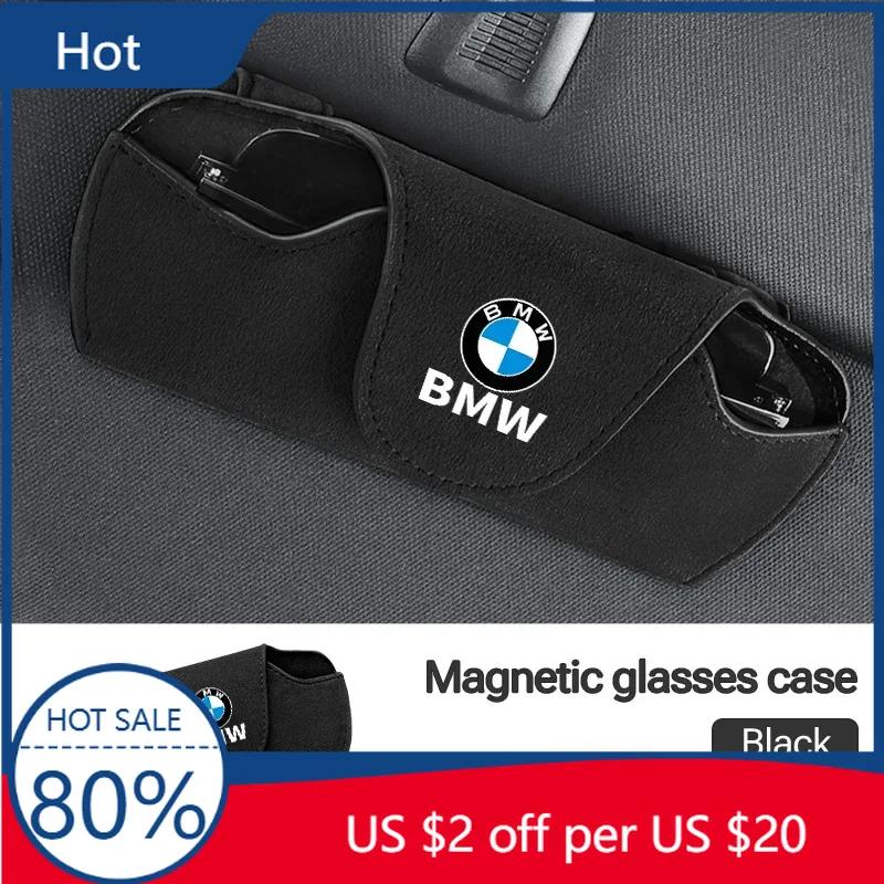 New Car Visor Glasses Holder Clip Sunglasses Storage Case Accessories For BMW E90 E60 E46 E39 F30 F10 E87 X3 X4 X5 X1 G30 G