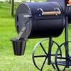 13pcs Rust-Proof Lidded Smoker Drip Bucket Sturdy Metal Material Portable Oil Drip Catcher  Picnic