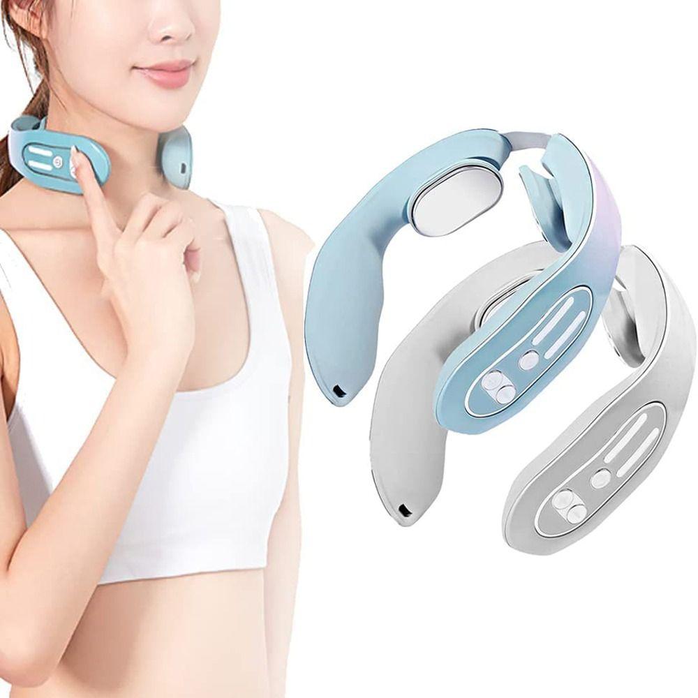 Neck Acupoints Lymphvity Massager Elektrická pulzní masáž krku Lymfatická drenáž Masáž krku