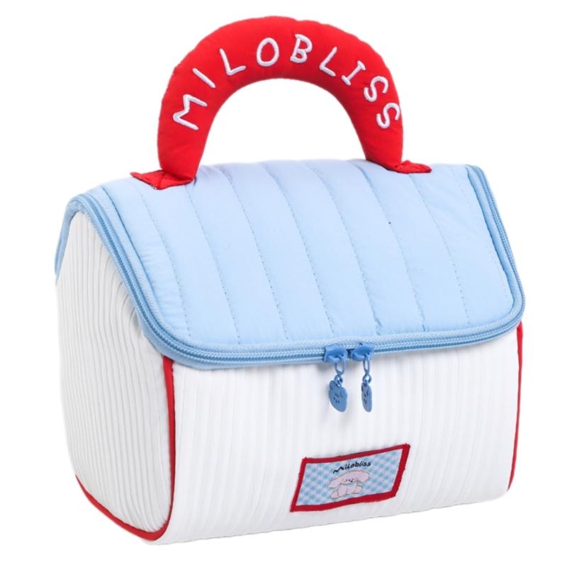 Cosmetic Bag Large Capacity Toiletry Bag Makeup Bag Skincare Storage Bag Lovely House Wash Bag for Women and Girls