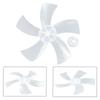 1Pcs 5 Blades Plastic Fan Blade With Nut Cover Table Fanner Accessories  For Standing Pedestal