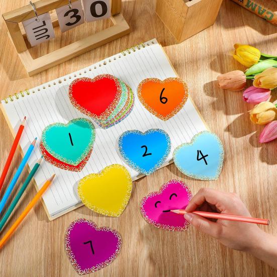 Yousheng 90 Sheets Colorful Decorative Borders Star Paper Cutting Bulletin Board Cutouts DIY Classroom Supplies