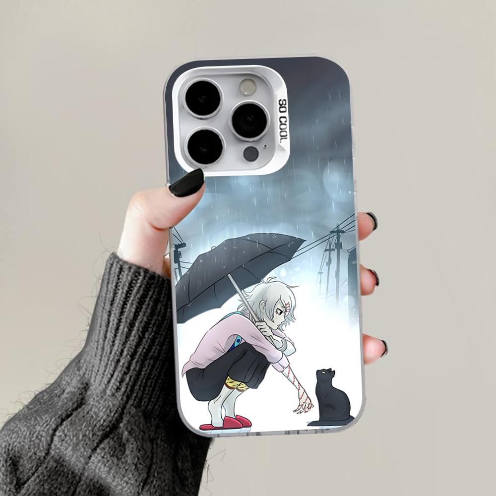 Juuzou Suzuya Tokyo Ghoul Phone Case For iPhone 16,15,14,13,12,11,Pro,Max,Plus,Mini,XS,SE Anti Fall Gray White Matte Hard Bumper