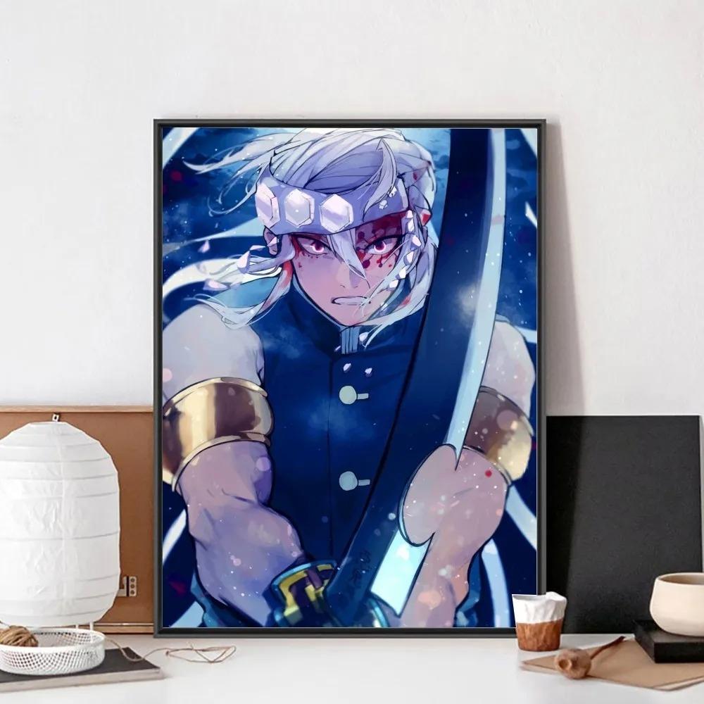 Demonic Killer Tengen Uzui Poster Canvas Painting Bar Retro Poster Modern Home Living Room Bedroom Study Decorative Art