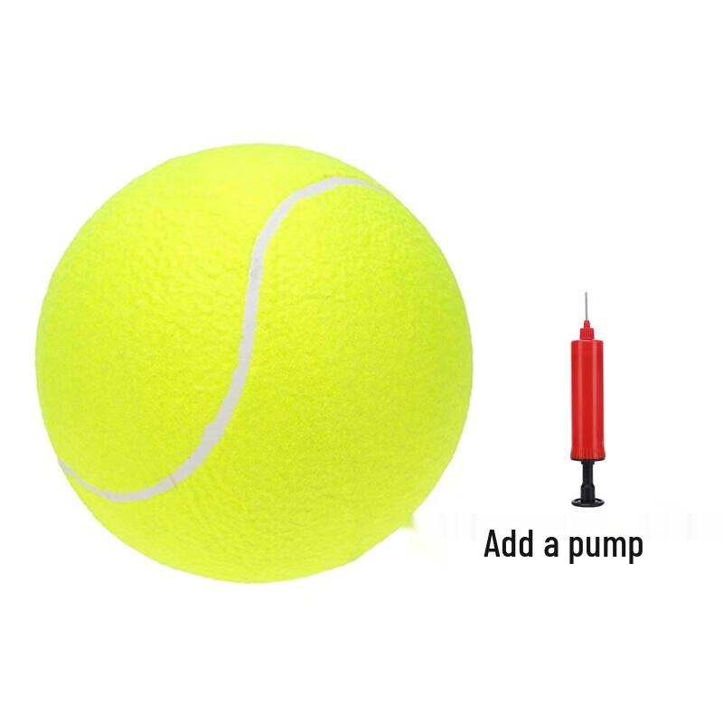

WEZHO 9.5-inch Inflatable Tennis Ball with Air Pump