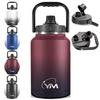 Grsta 4-liter Water Bottle, Large Capacity, Vacuum Insulated, Double-walled Design, Condensation-proof, Leak-proof, and Highly Airtight. Perfect for